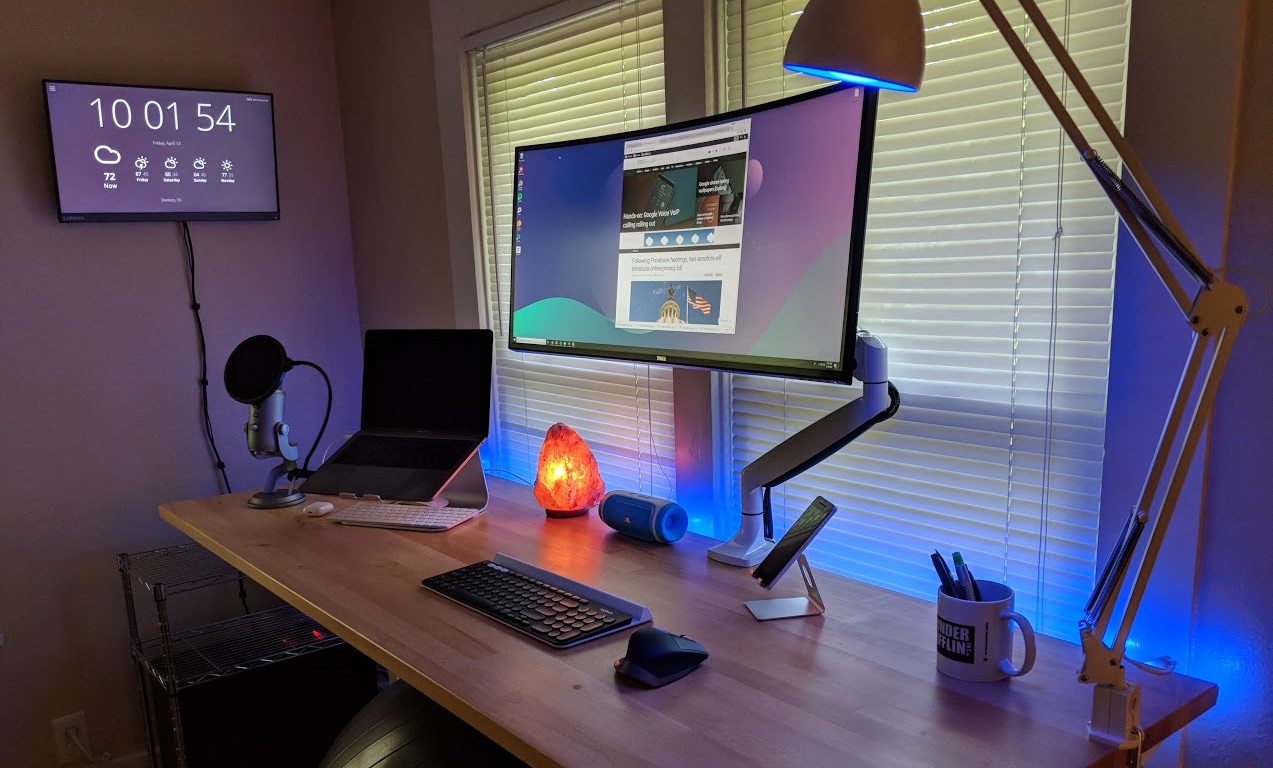 Stand Up Desk Store Under Desk Cable Management Tray Black Horizontal  Computer Cord Raceway and Modesty Panel (White, 51) in 2023