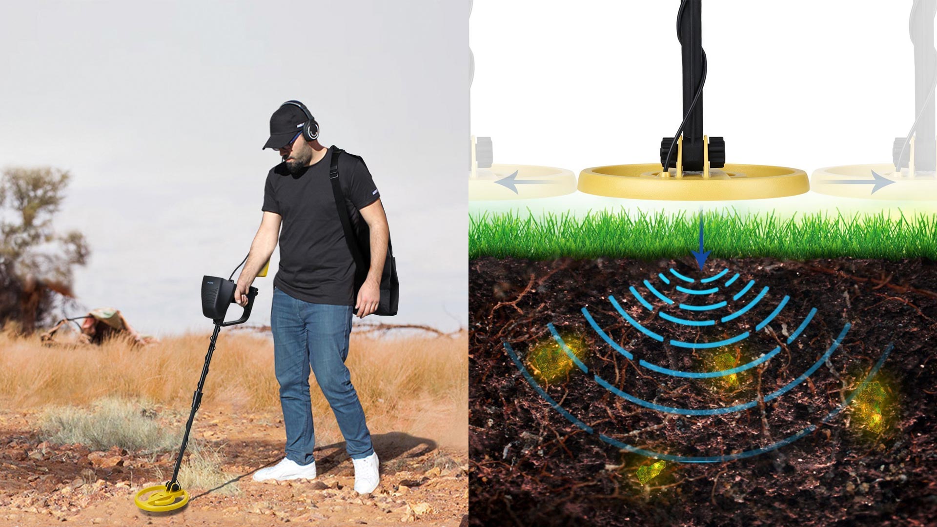 INTEY's metal detector helps you find buried treasure w ...