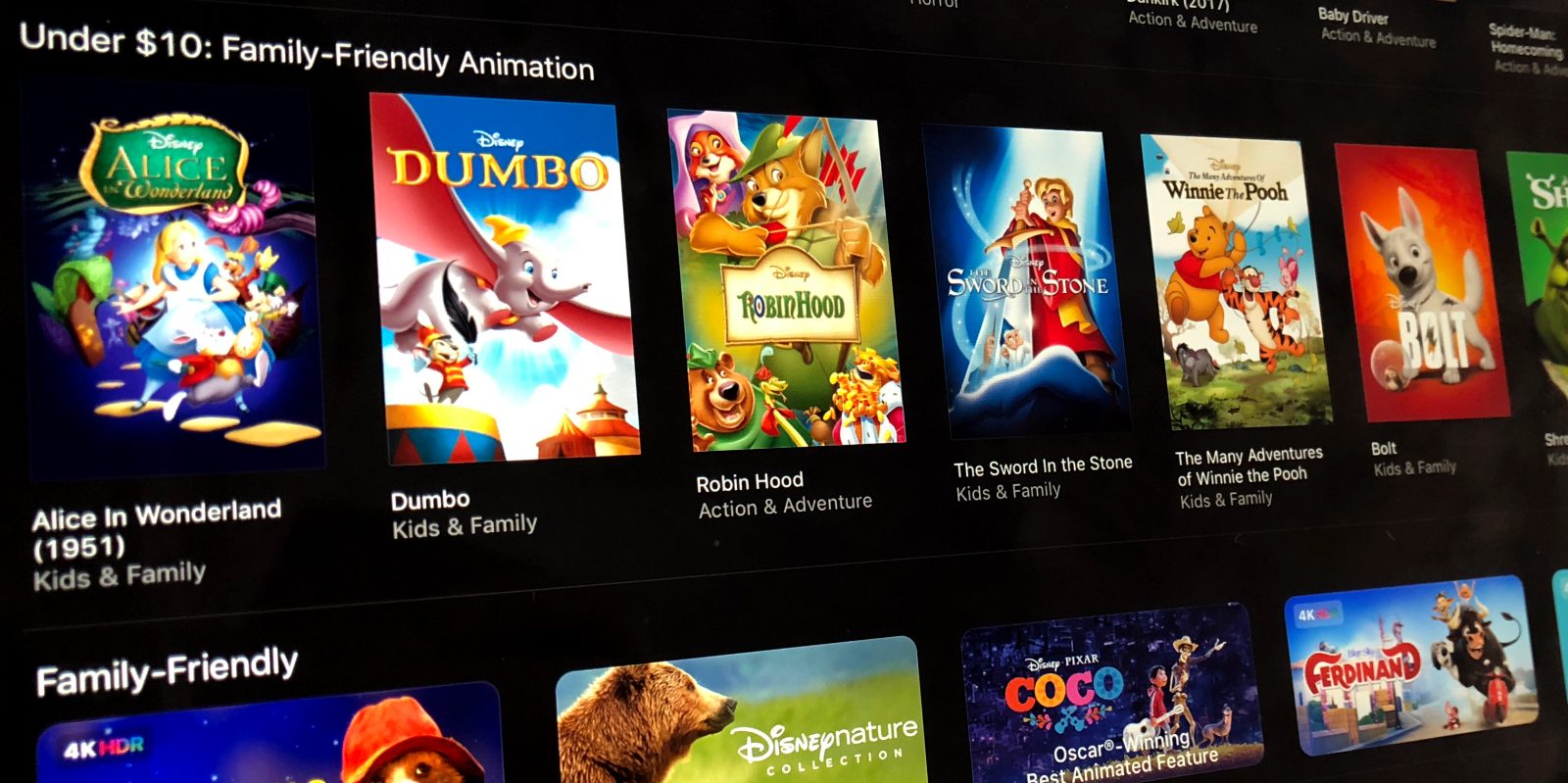 Latest iTunes movie sale has $10 Disney flicks, 4K titles, more from $5 ...