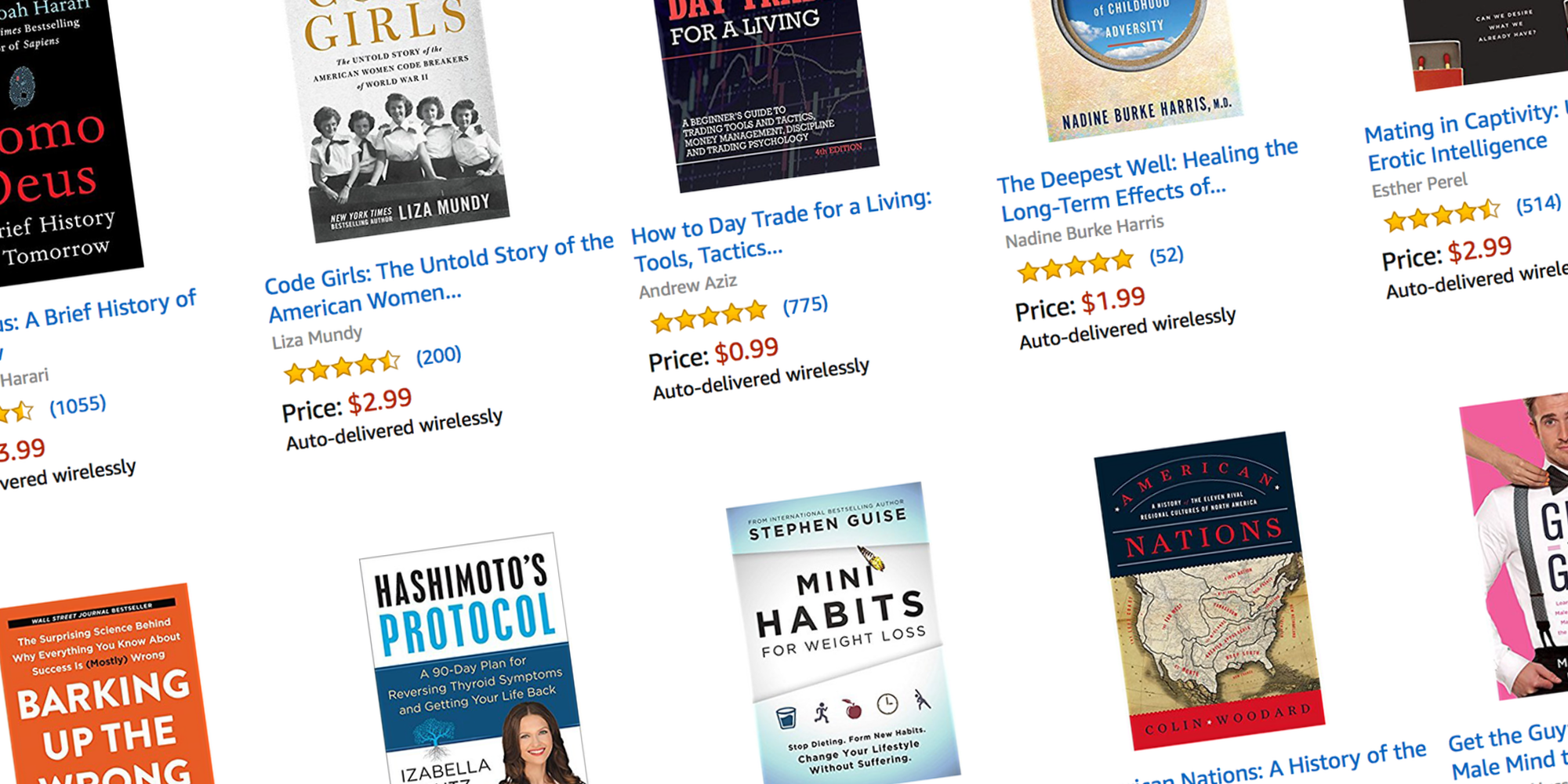 Amazon takes up to 80 off toprated nonfiction Kindle eBooks from under 1