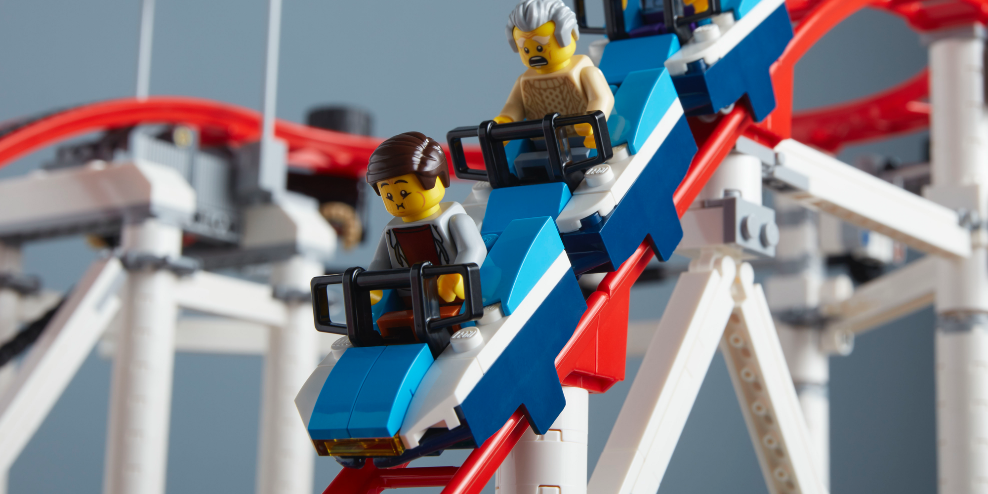 lego coaster looping