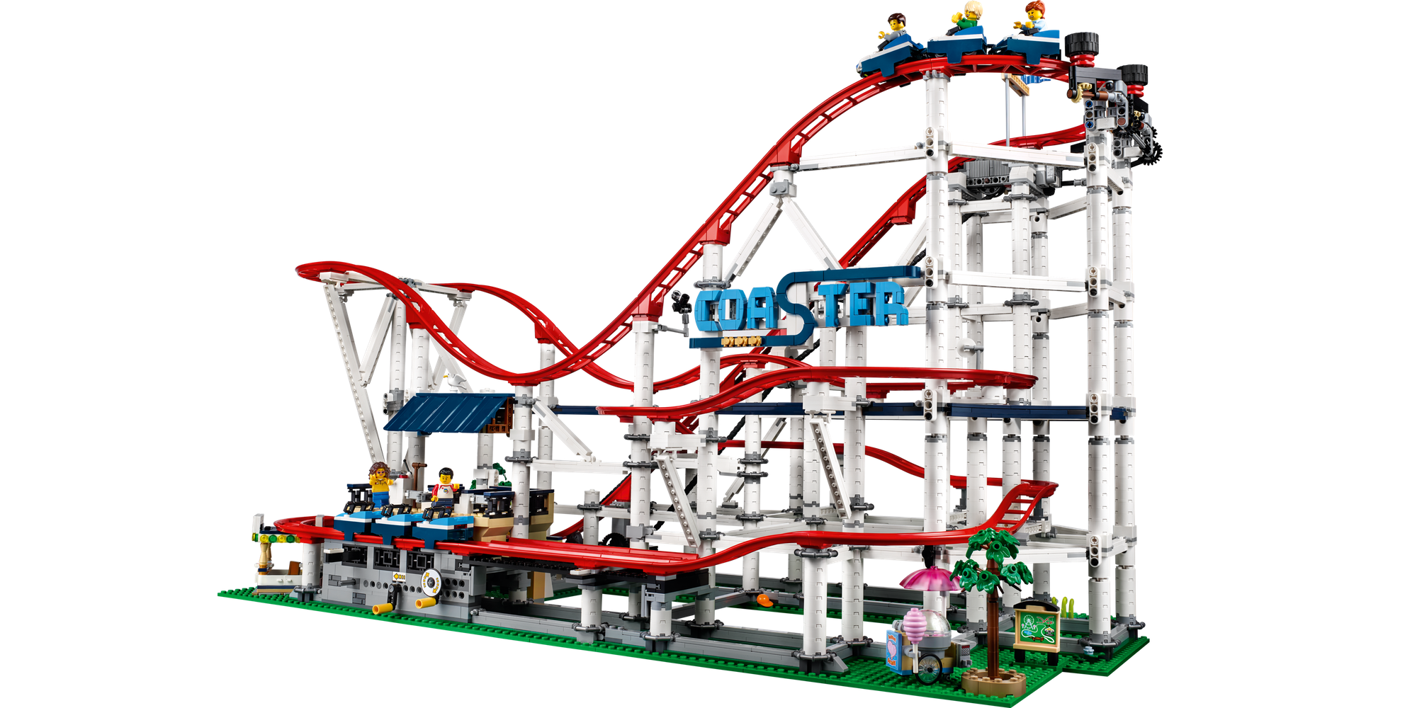 4124 Pieces Compatible Creator Expert Roller Coaster Building Kit 