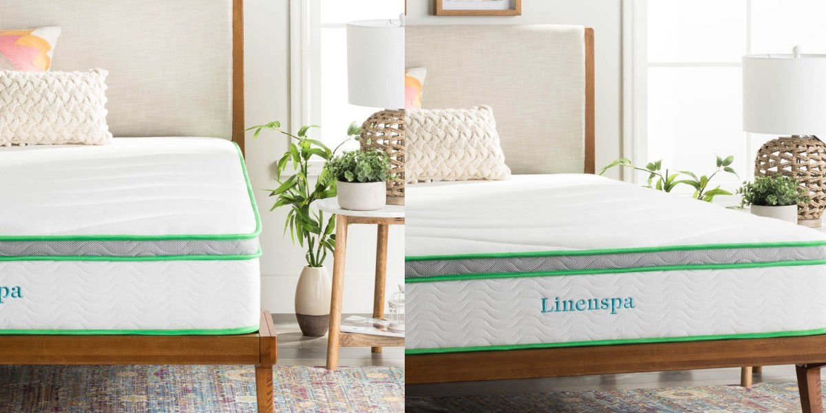 linenspa dreamer 10 hybrid mattress queen