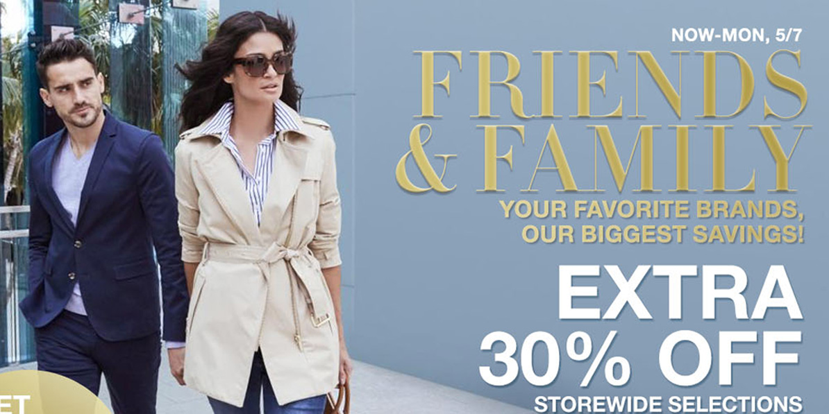 Macy's Friends & Family Sale extra 30 off Ralph Lauren, Tommy