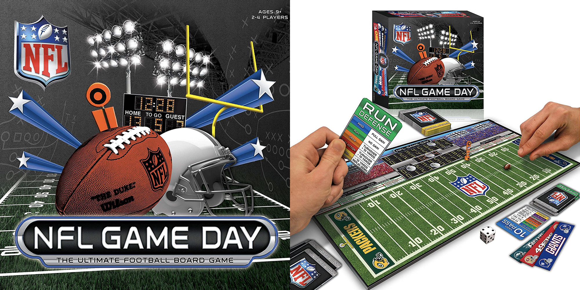 Bring the action home w/ this official NFL Game Day Board Game for