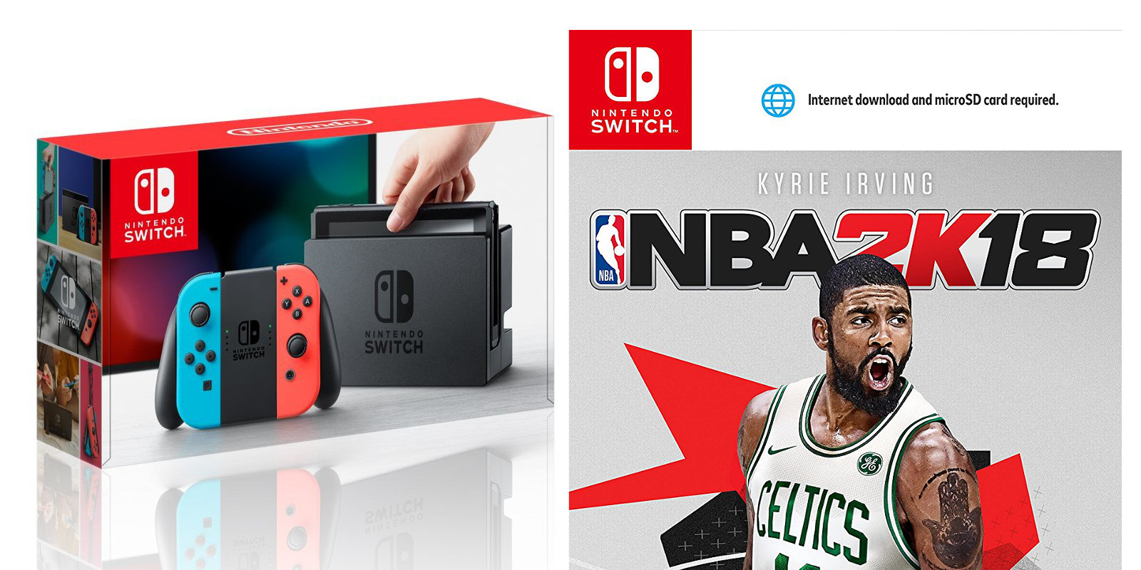 now offering FREE copy NBA 2K18 w/ Nintendo Switch: $299 ($340+ value)