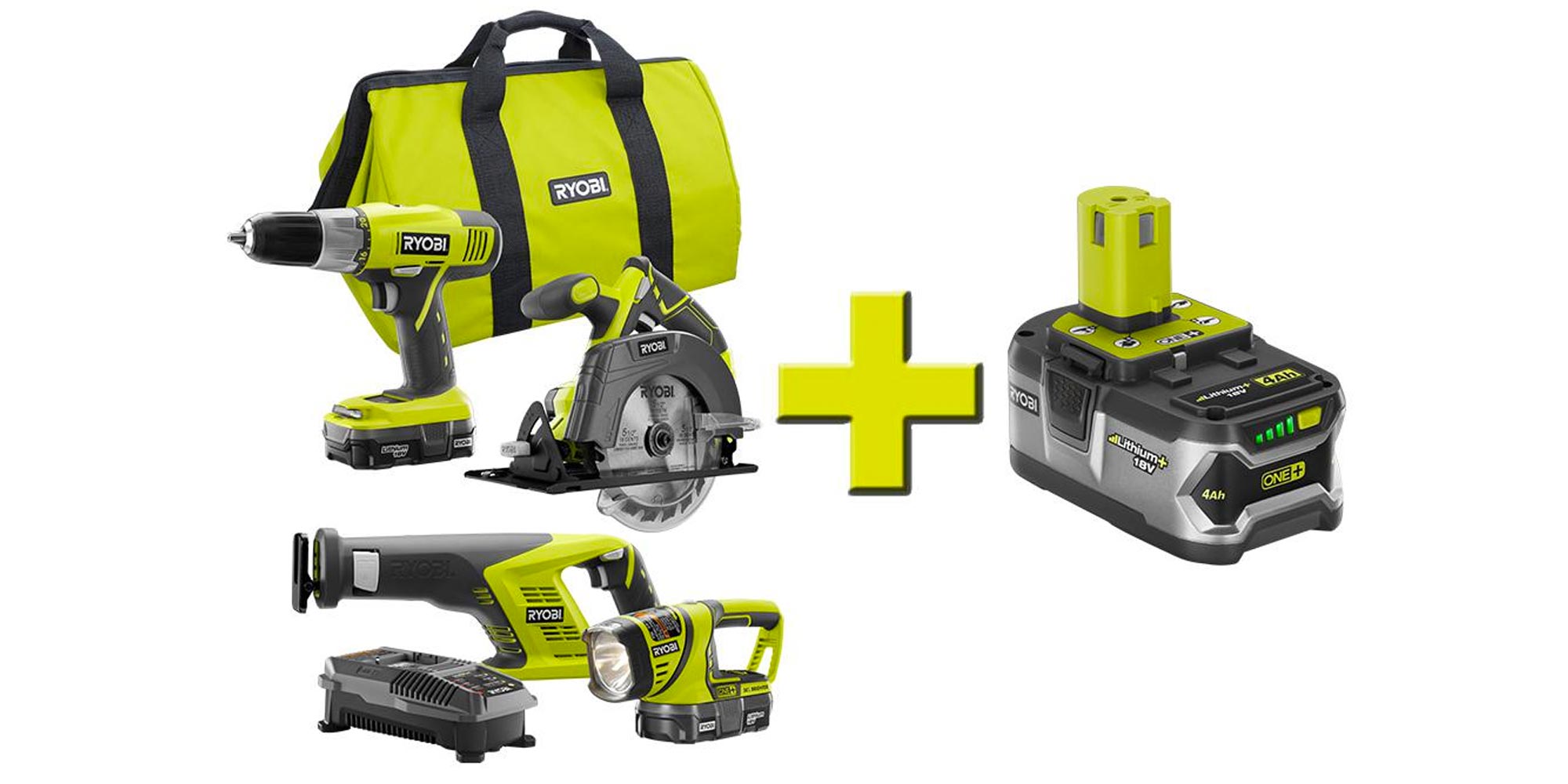 This Ryobi Super Combo Kit has everything you need for summer projects ...