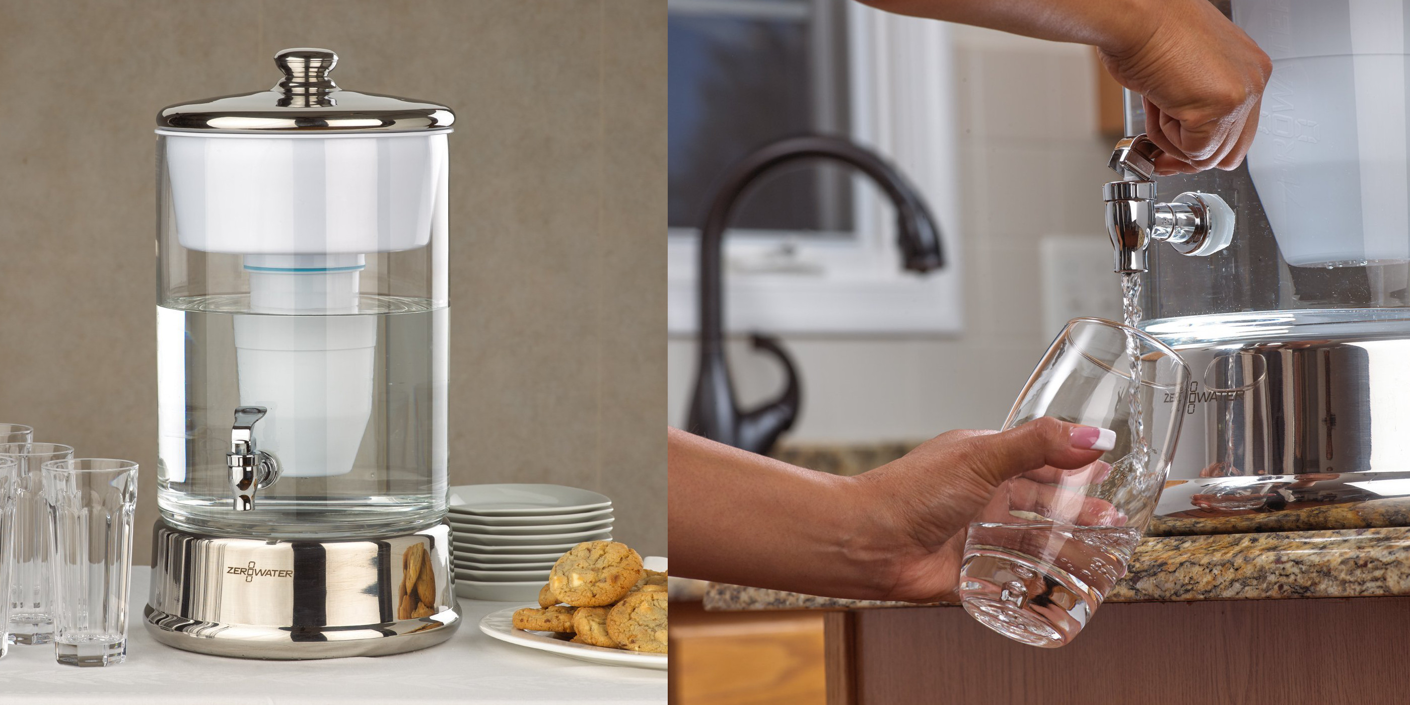 filtered water dispenser for kitchen sink