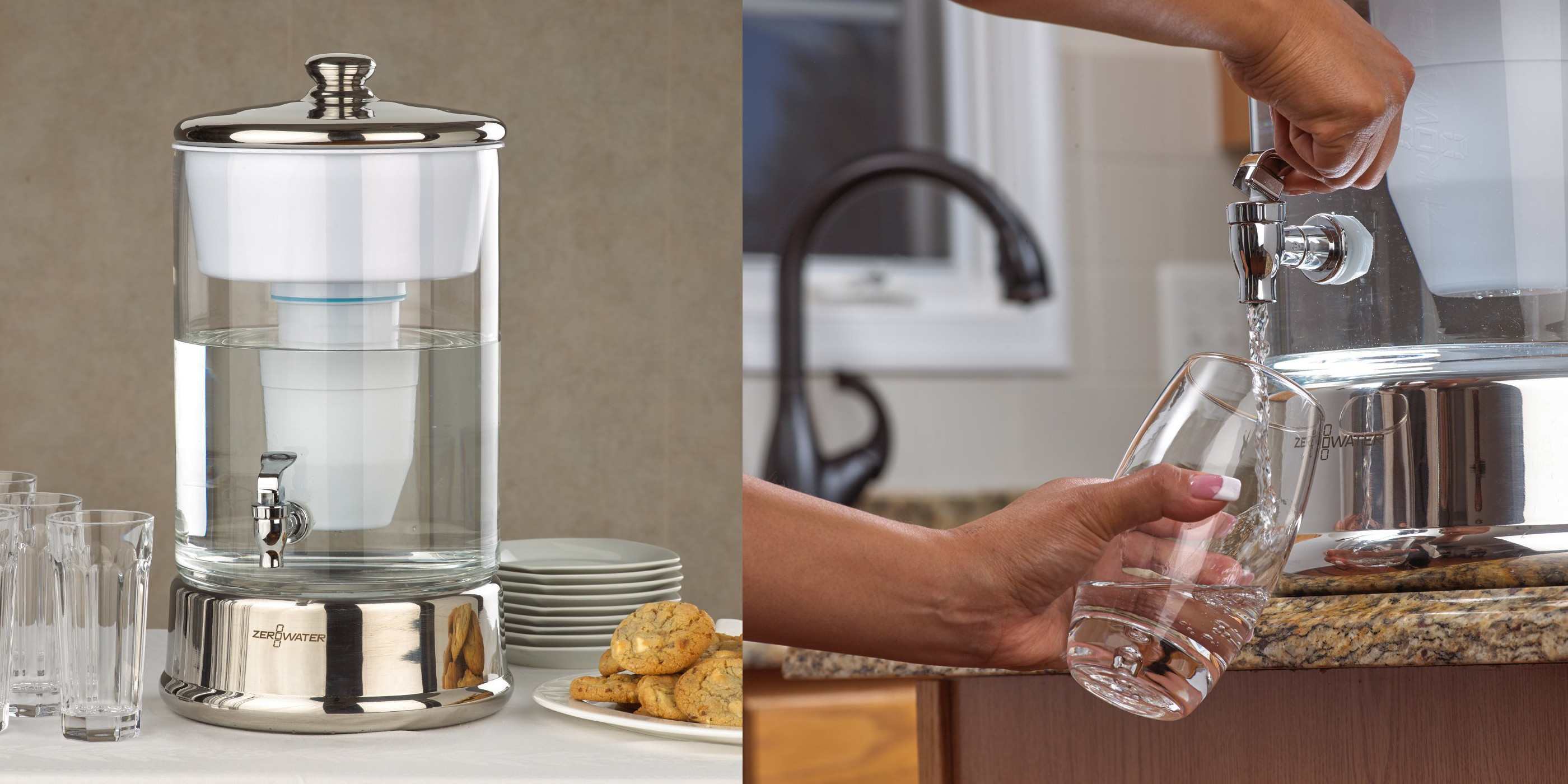 ZeroWater 40 Cup Filtered Glass Dispenser Drops To Amazon Low At 67 