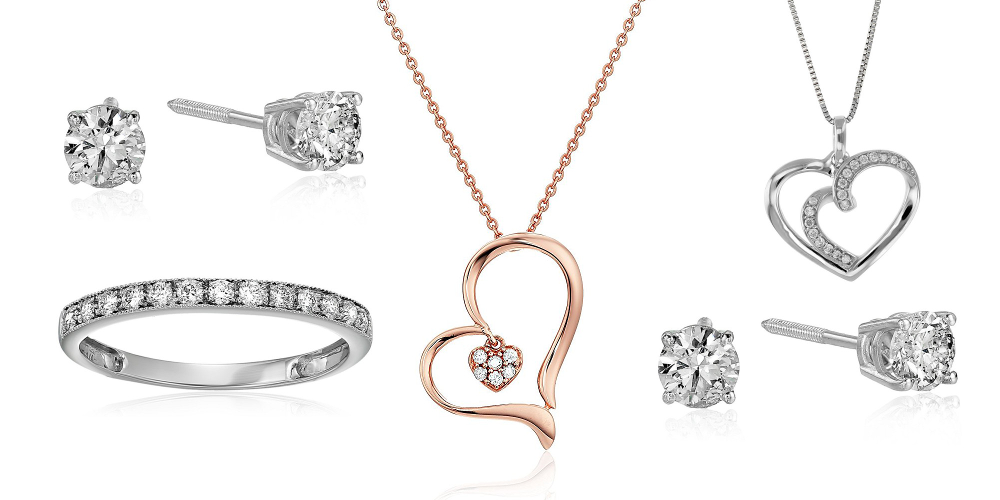 Amazon now offering diamond/gold jewelry from $80: rings, necklaces and ...