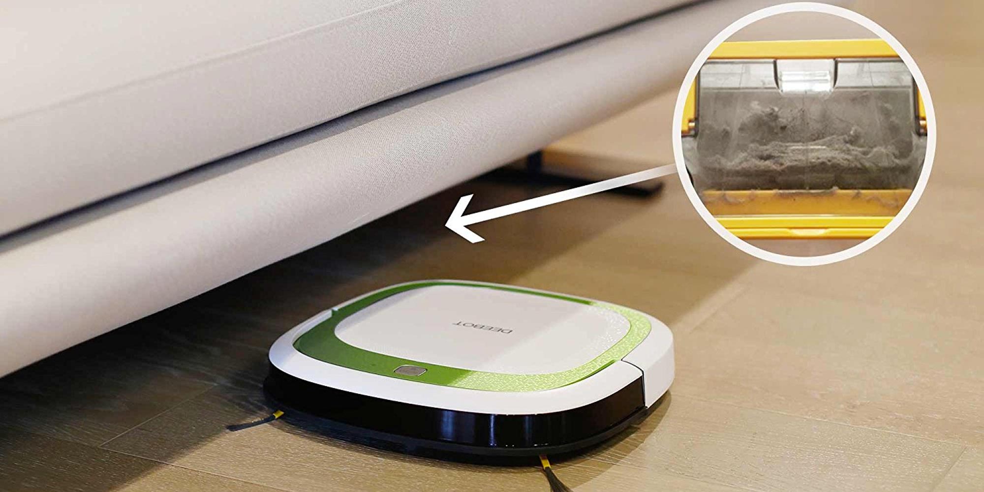 Let the ECOVACS Deebot Slim Robotic Vacuum Cleaner pick up after you