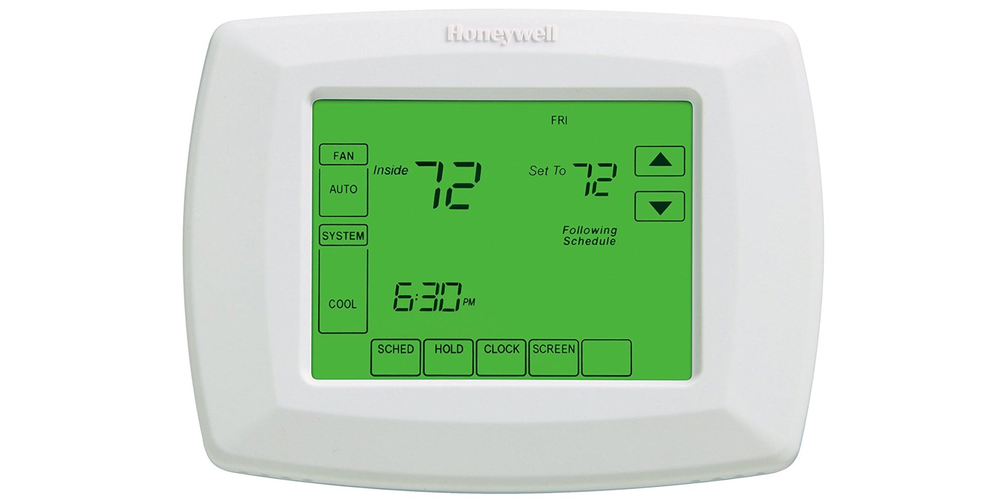 Honeywell's Touchscreen 7day Programmable Thermostat drops to 40 (Reg