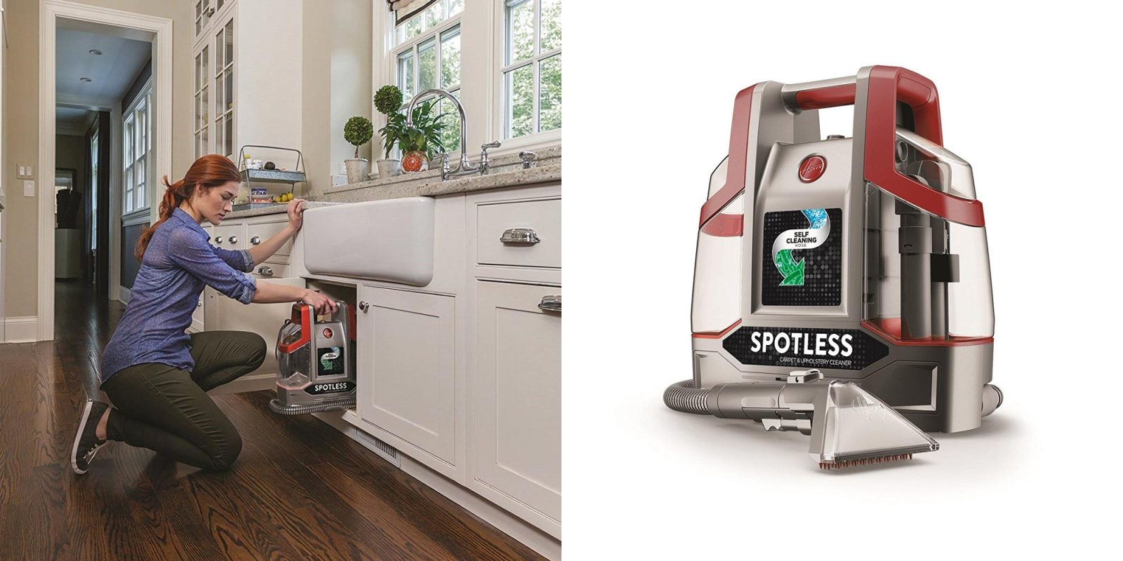 HOOVER's Portable Carpet & Upholstery Cleaner is 66 shipped, today
