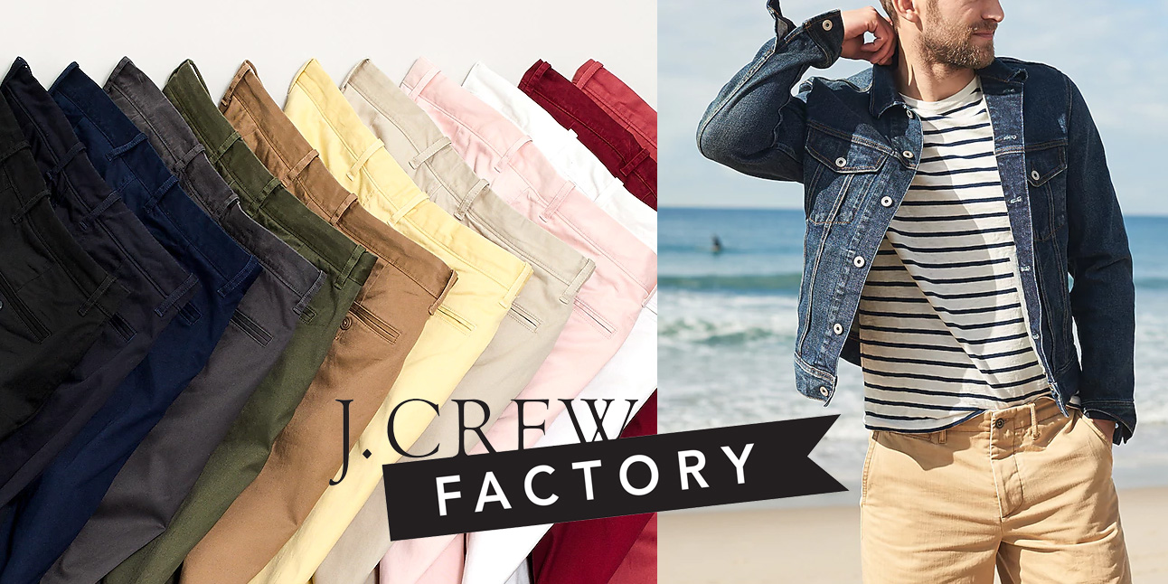 J Crew Factory Cuts Up To 60 Off All Of Its Shorts For Men And