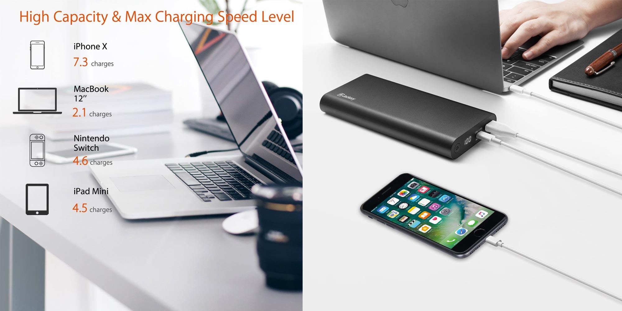 Charge a MacBook, Switch, more w/ Jackery's 45W USBC PD battery 90
