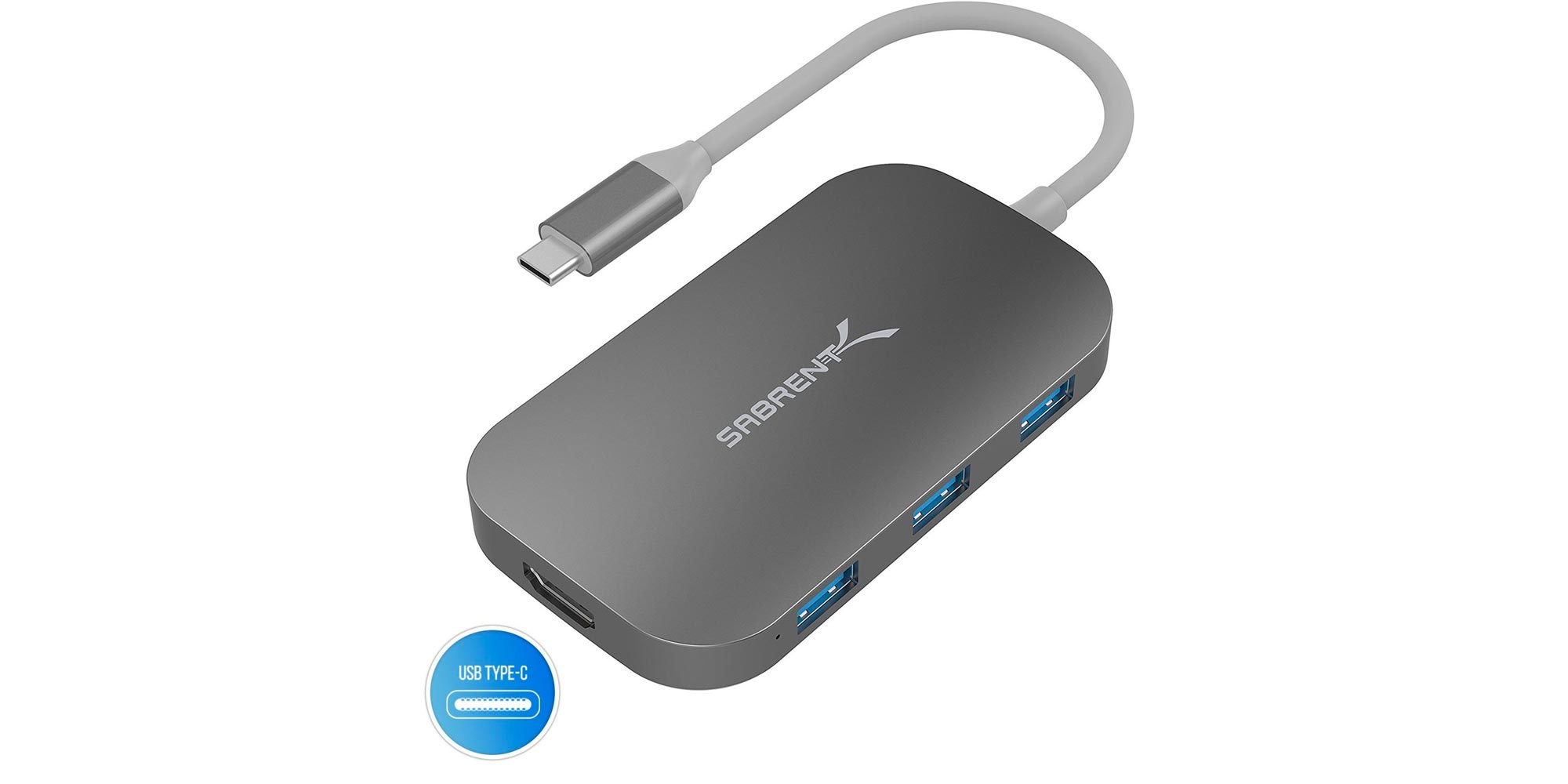 Sabrent's USB-C hub features SD card support, HDMI, more for just $25