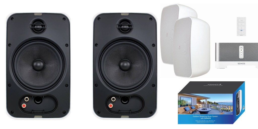 Sonos & Sonance Outdoor Streaming Speaker/Hub bundle now 400 off at Best Buy 9to5Toys