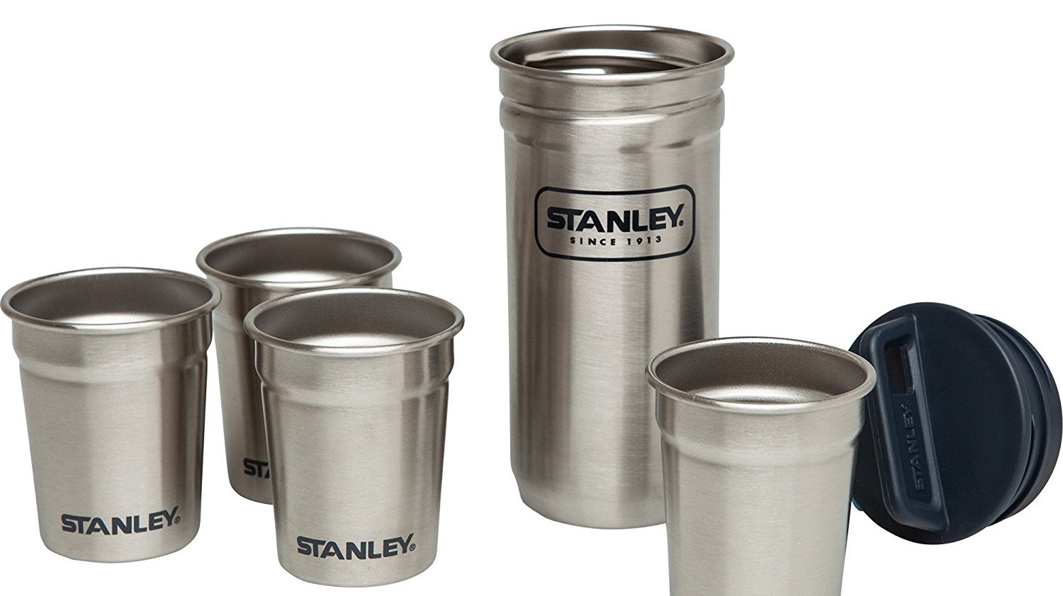 Stanley's Stainless Steel 2-Oz. Shot Glass Set is yours for just