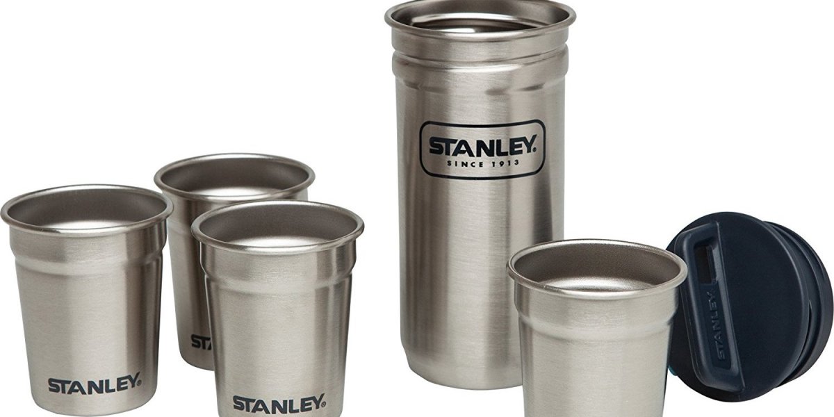 Stanley's Stainless Steel 2-Oz. Shot Glass Set is yours for just over $10  Prime shipped