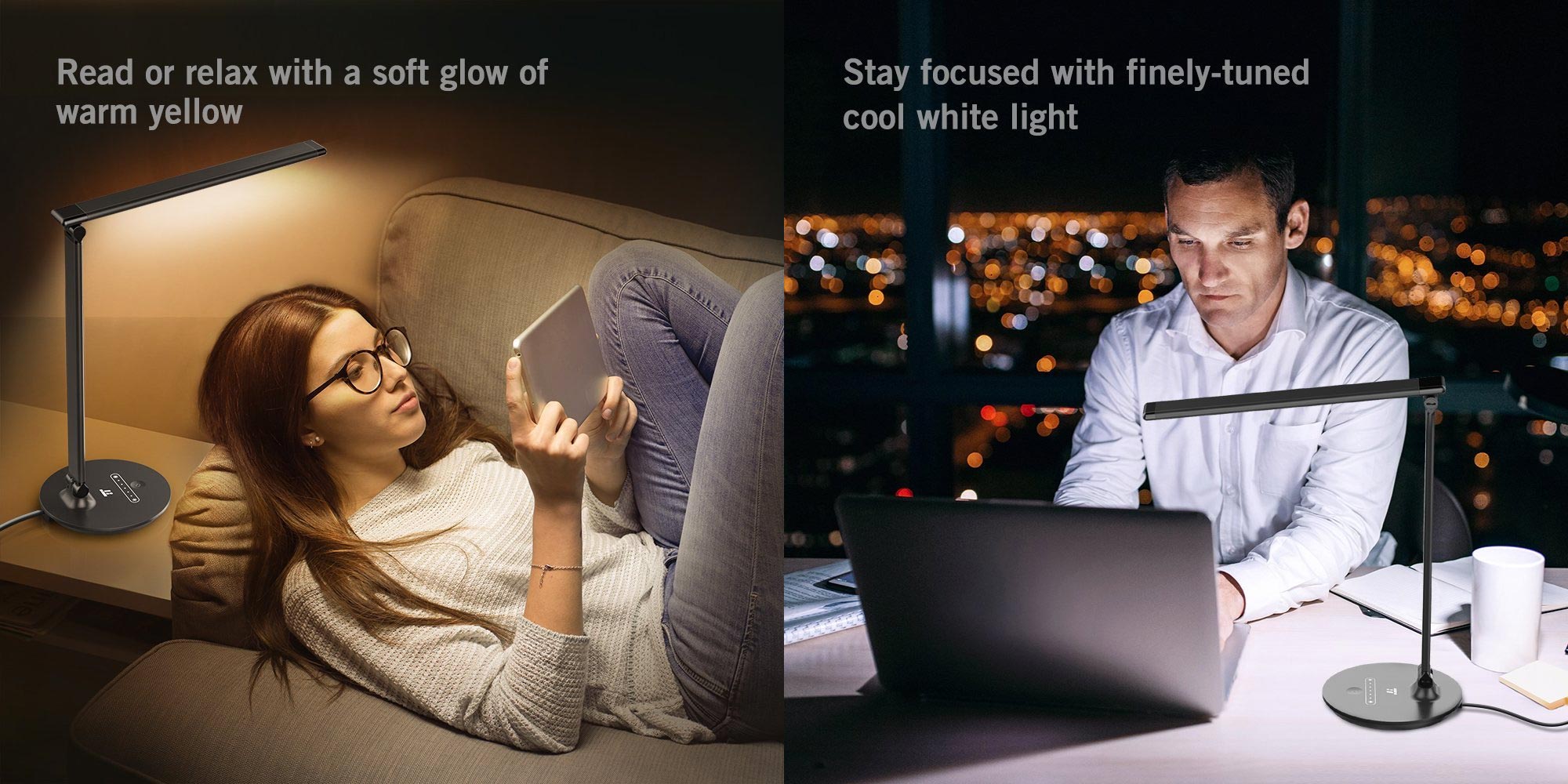 TaoTronics' LED Desk Lamp features 7 brightness levels for 14 Prime
