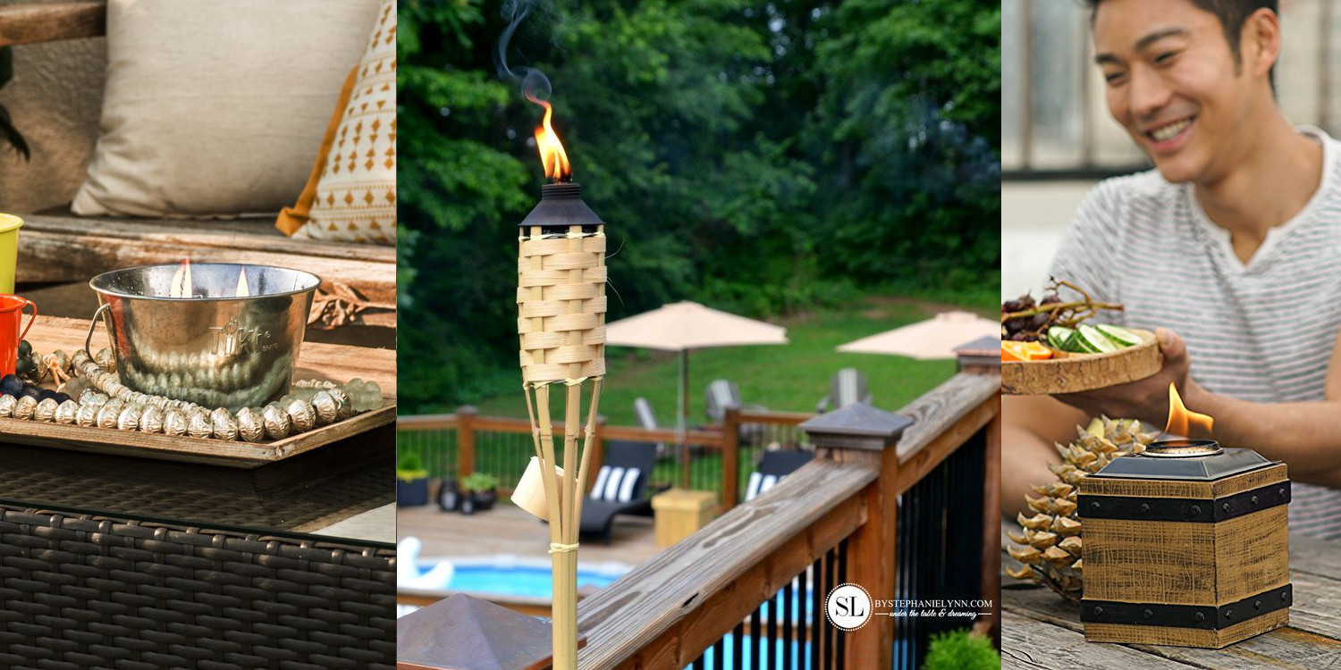 Tiki torches, Citronella candles & accessories from 7.50 at Amazon today