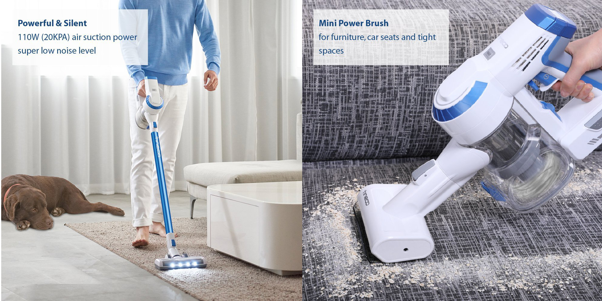 The EVOVACS Tineco Cordless Stick/Hand Vac is now 50 off 150 (Reg. 200)