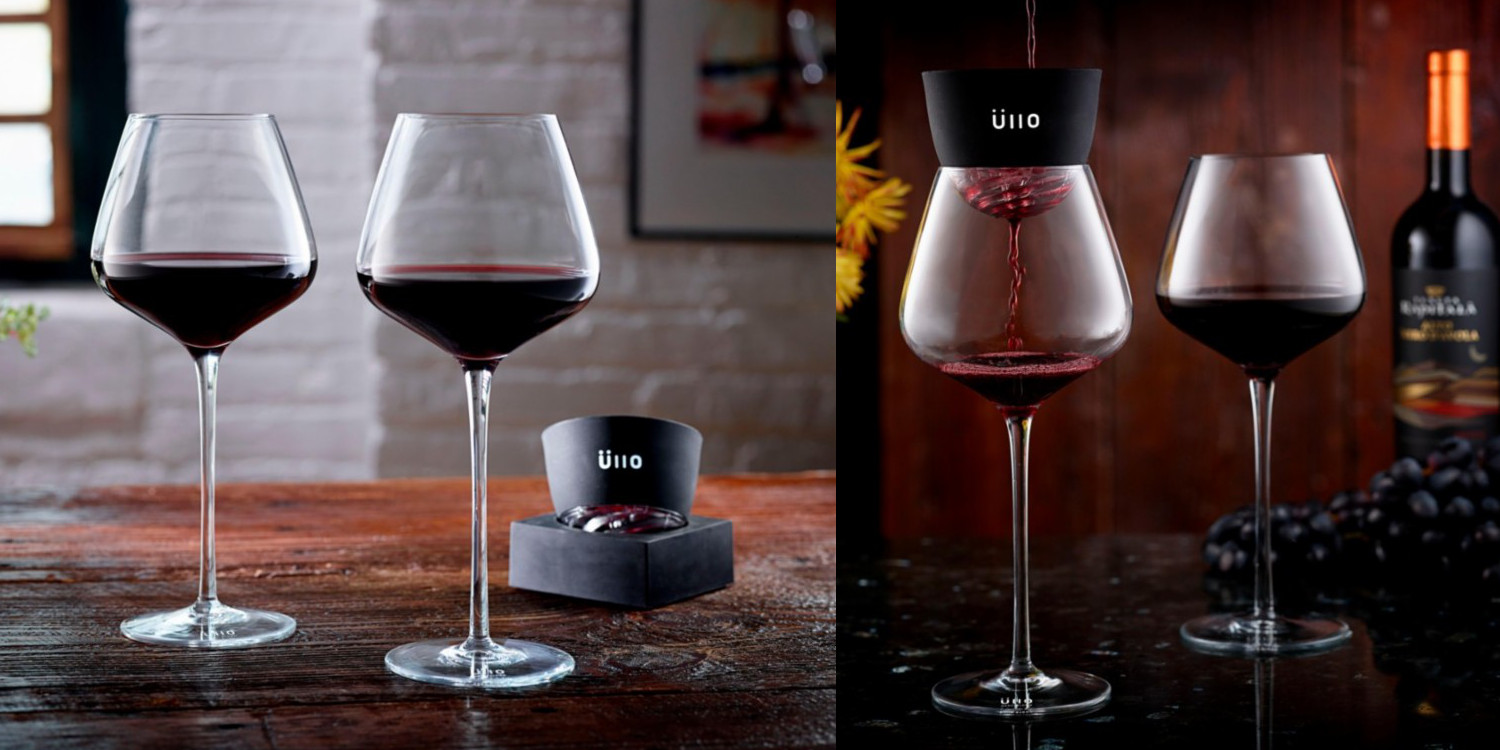 Add the Ullo Purifier w/ 2x Wine Glasses to your setup at 50 today