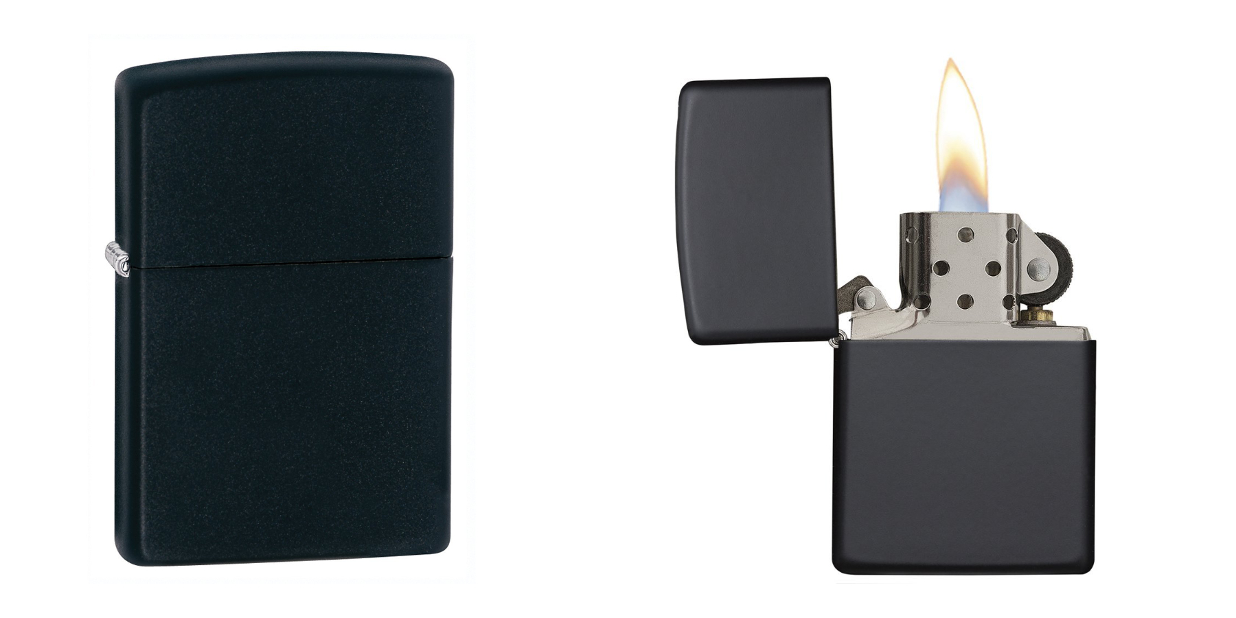 Pick up a Zippo Pocket Lighter in matte black for 9 Prime shipped (25