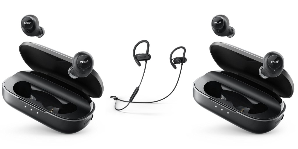 Amazon 1day Anker Headphones sale from 30 ZOLO truly wireless, in