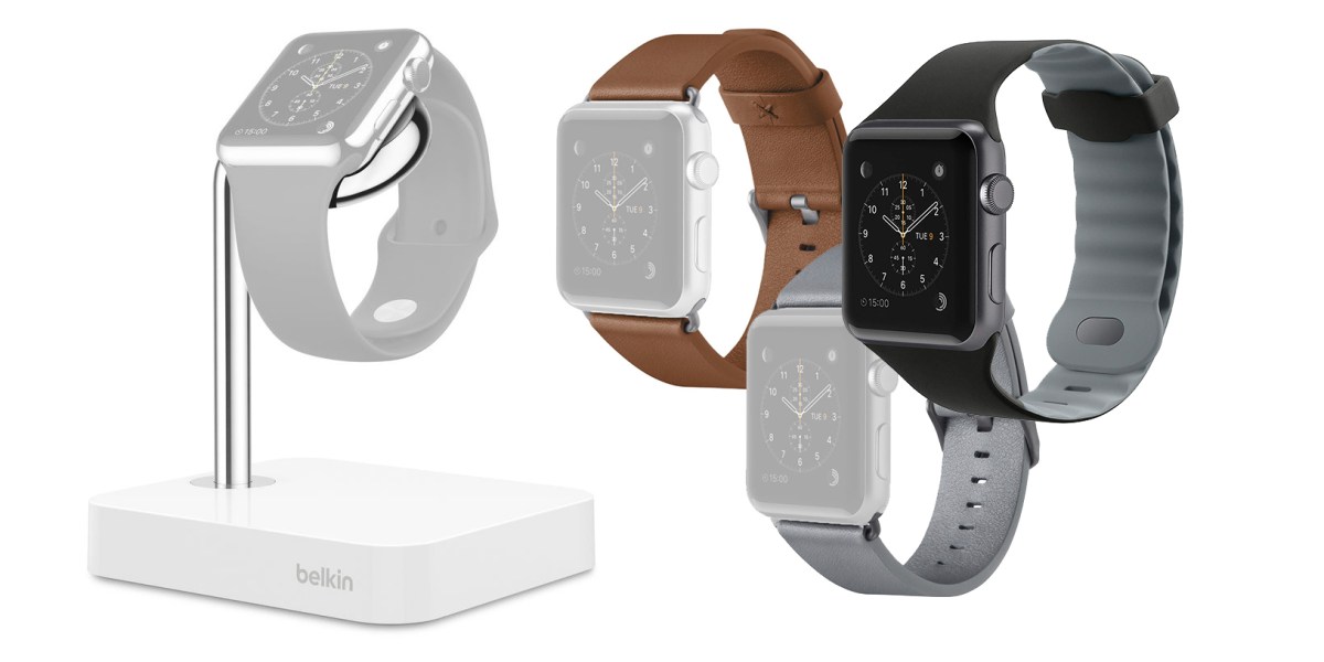 Belkin Apple Watch Accessories from 10 Valet Charge Dock 30, bands, more