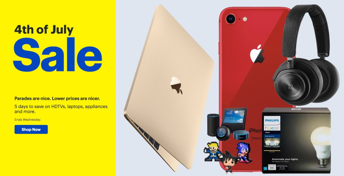 Best Buy July 4th sale arrives w/ $250 off MacBooks, iPhone deals, Philips Hue, TVs, more
