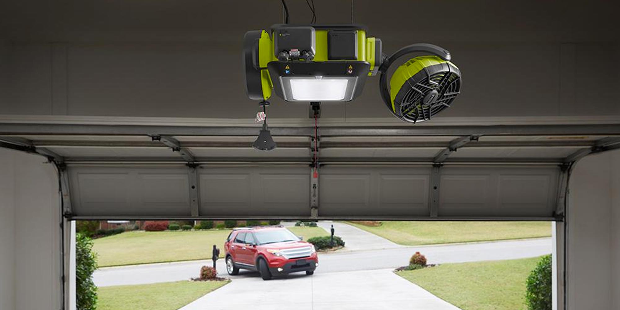 Ryobi 2hp 2024 garage door opener