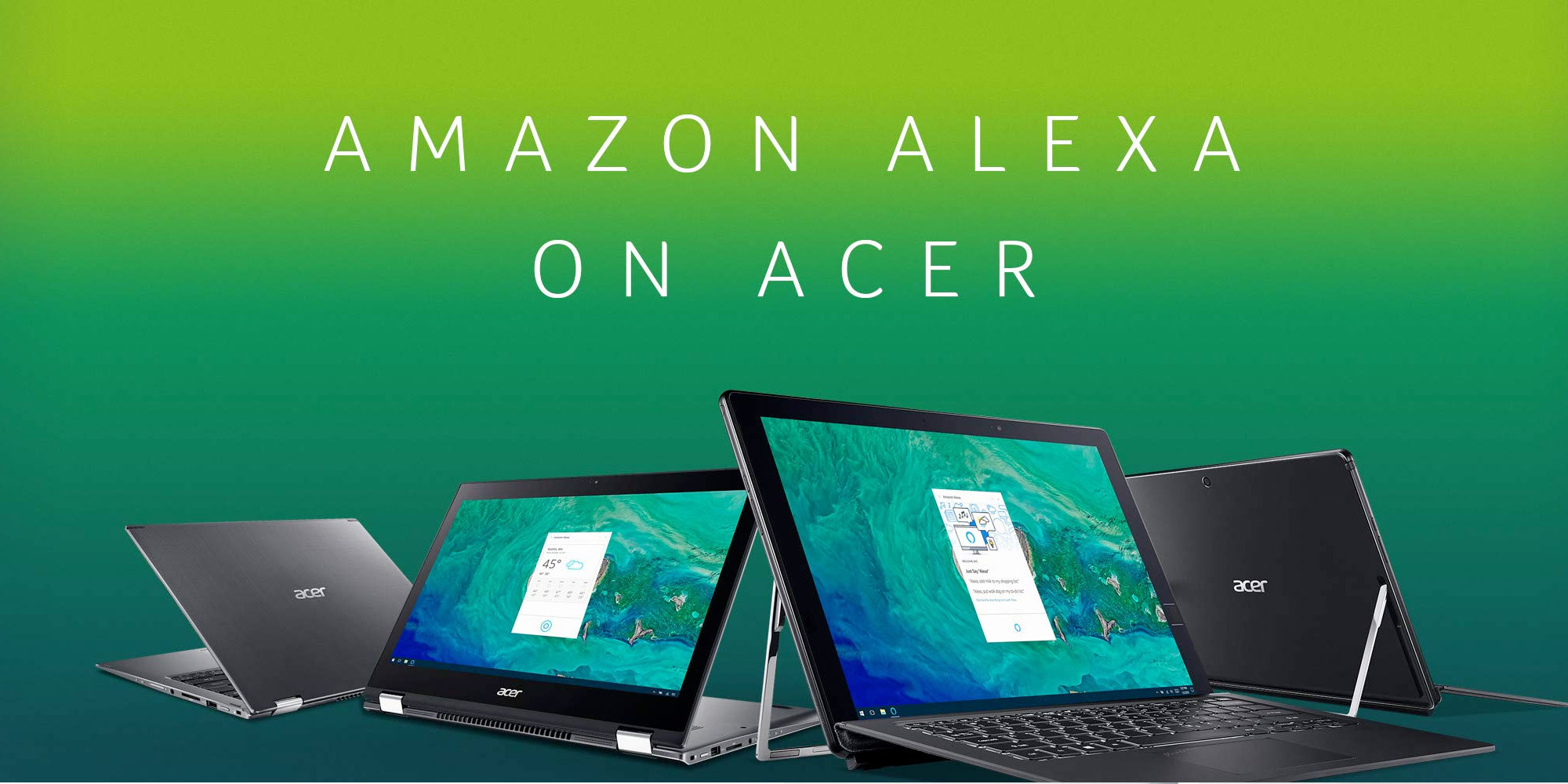 Acer's Alexa-enabled laptops get first discount, bundled Echo Dot, more