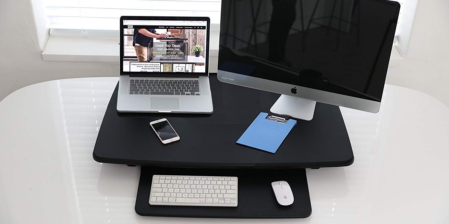 Amazon 1day Standing Desk Riser sale with options from 217 shipped