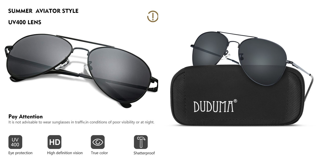 Look fresh for the holidays in these Unisex Aviator Sunglasses for $6 ...