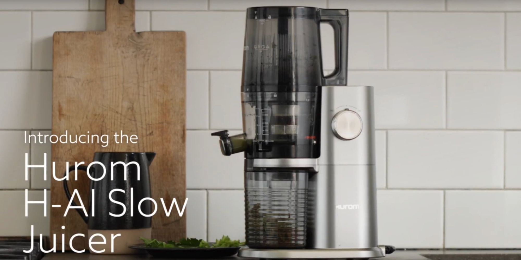 Hurom's new HAI Slow Juicer is the first to bring selffeeding