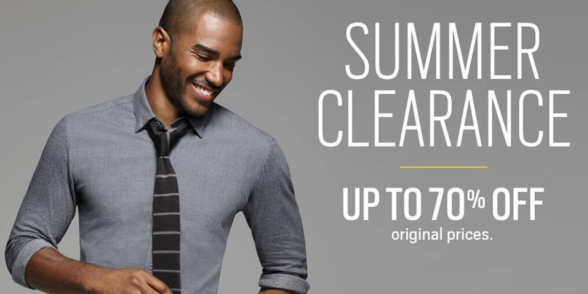 Men's Wearhouse Summer Clearance Event has deals from 10 suits, dress