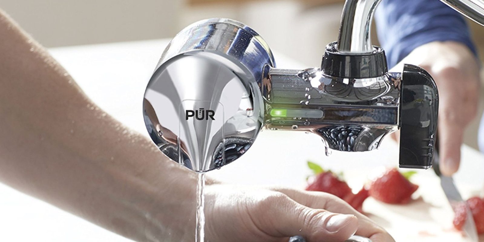 Drink PUR water w/ this advanced faucet filter system for