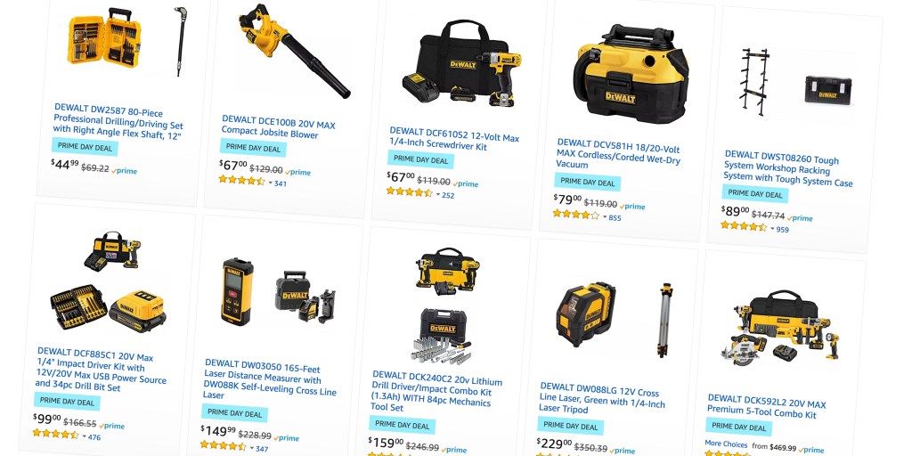 DEWALT, Dremel, and Gerber tools up to 60 off for Prime Day with deals