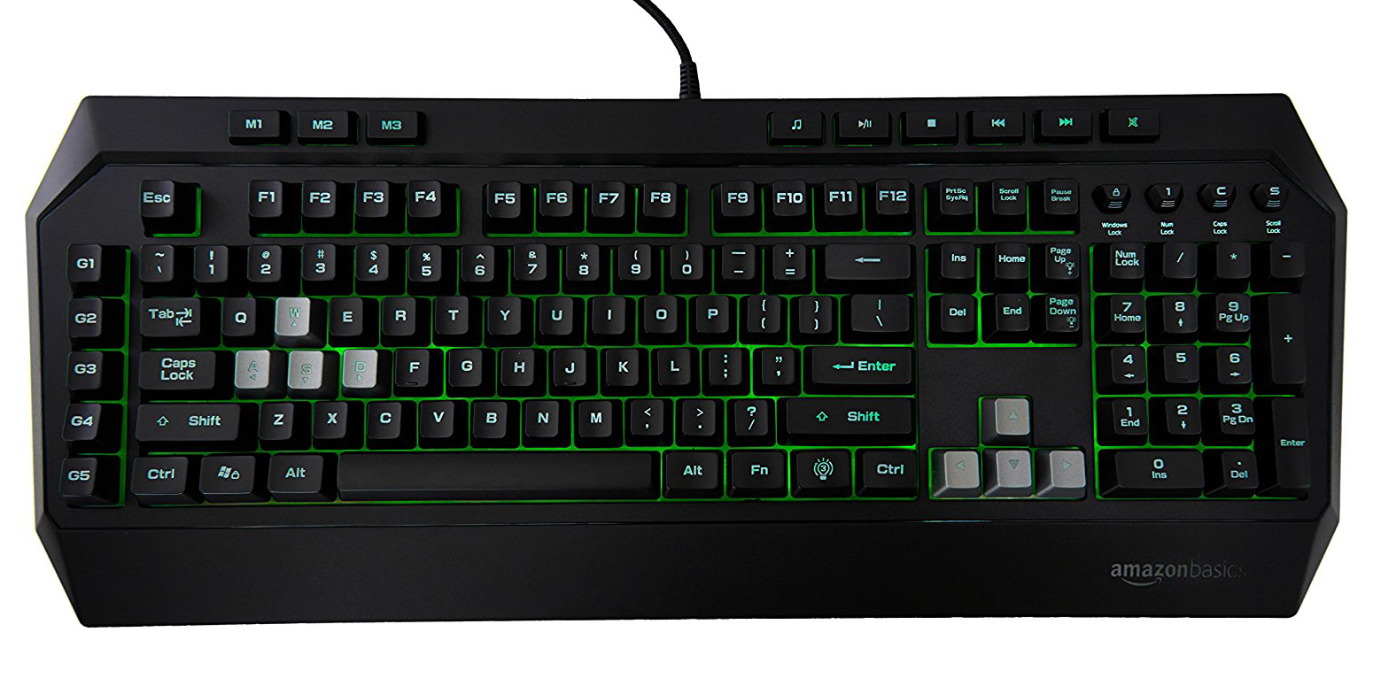 AmazonBasics Gaming Keyboard hits alltime low at 13 Prime shipped
