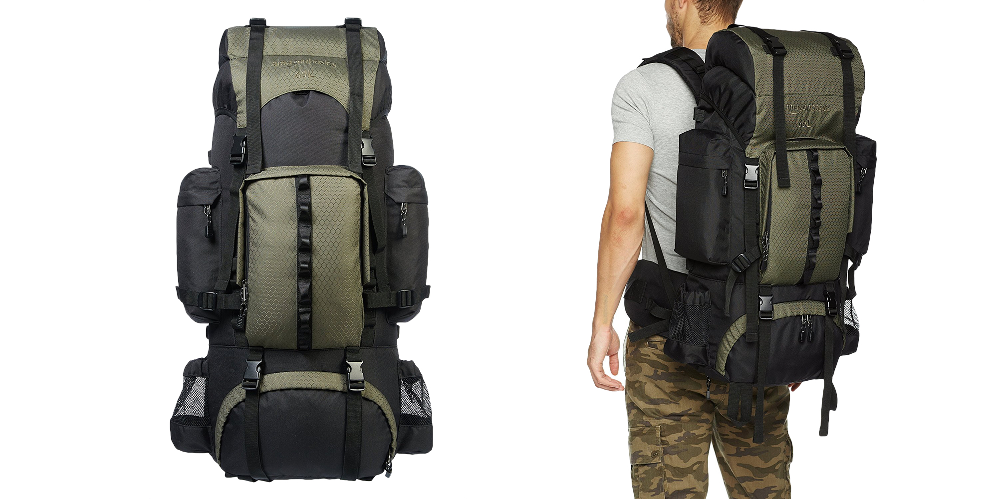 amazonbasics backpack hiking