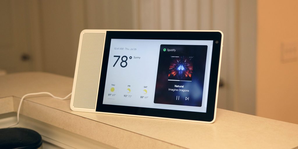 Lenovo's 8inch Smart Display is perfect for any kitchen or office at