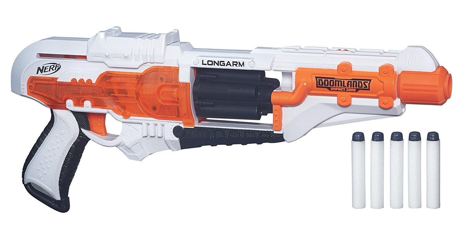 Amazon has the NERF Doomlands Longarm Blaster for under 10 Prime shipped