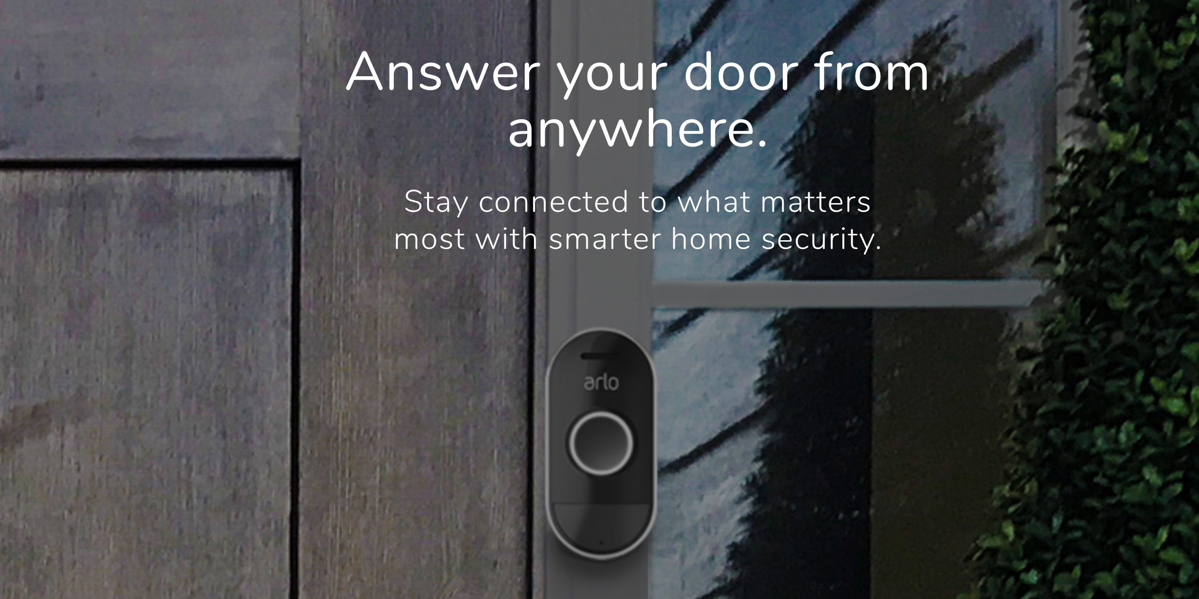 Arlo expands its home security lineup w/ smart wireless Audio Doorbell