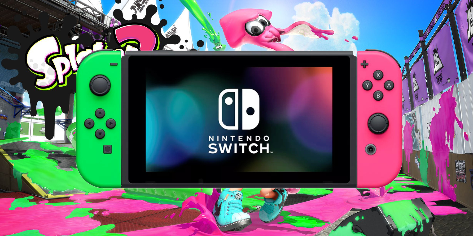 Nintendo switch splatoon edition. Нинтендо свитч сплатун.