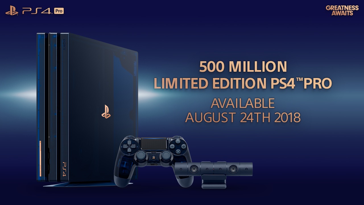 Utallige Postbud Den aktuelle Sony celebrates 525 million PlayStations sold w/ new Limited Edition PS4 Pro