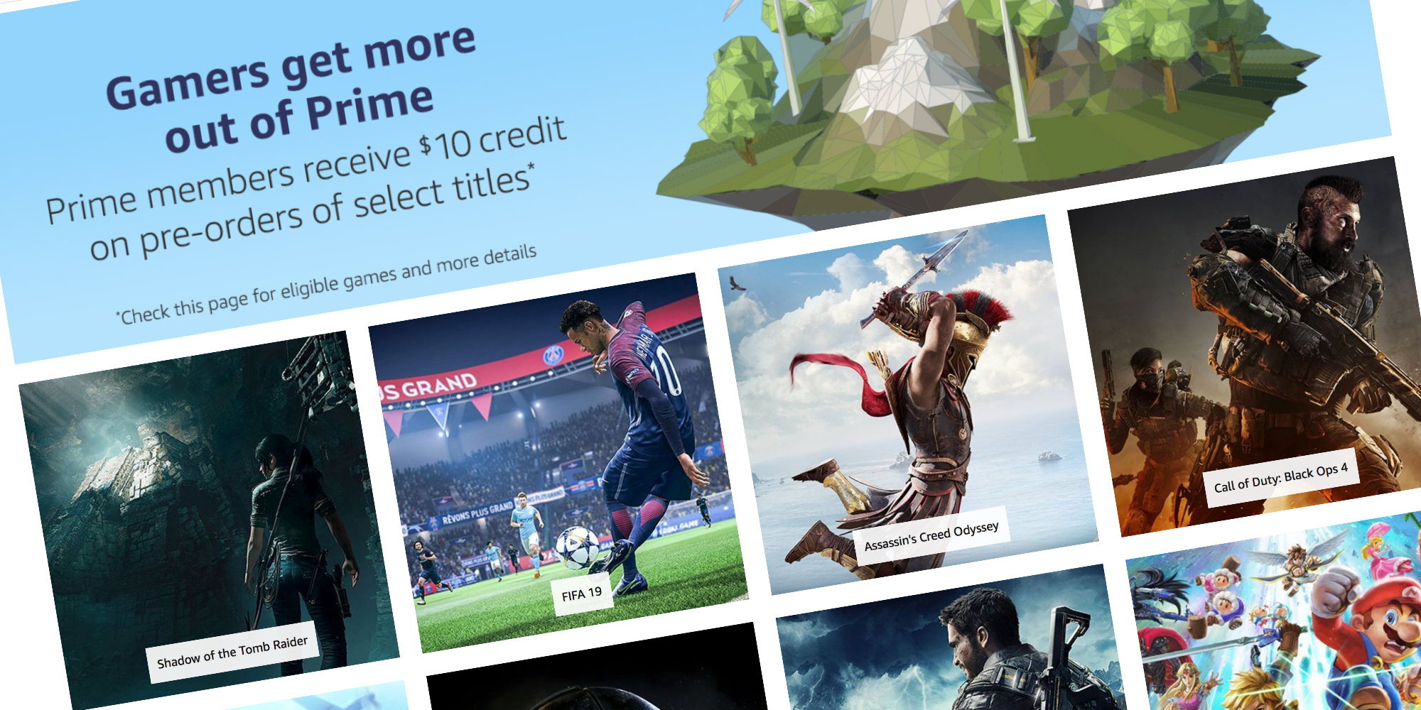 Amazon’s new Prime gaming preorder perks are here, and the selection