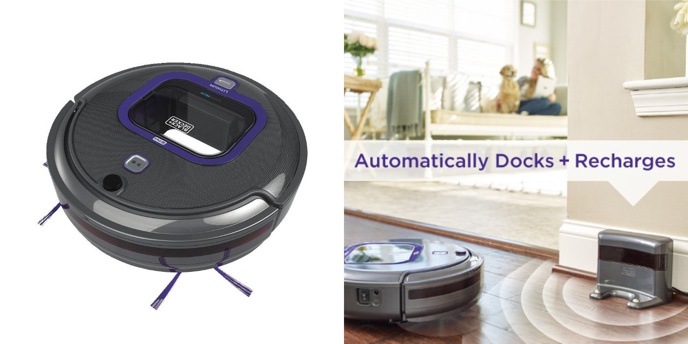 Let BLACK+DECKER's Robotic Vacuum clean for you 112 shipped (Reg. 160)