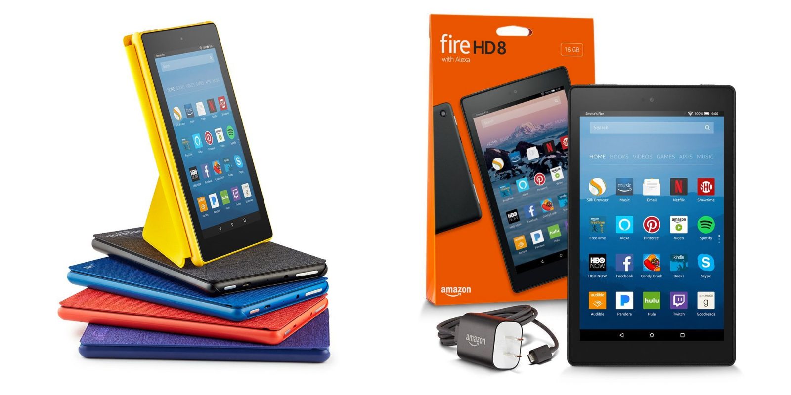 The Kindle Fire HD 8 is a great tablet to watch Netflix or read books on  for $50 shipped