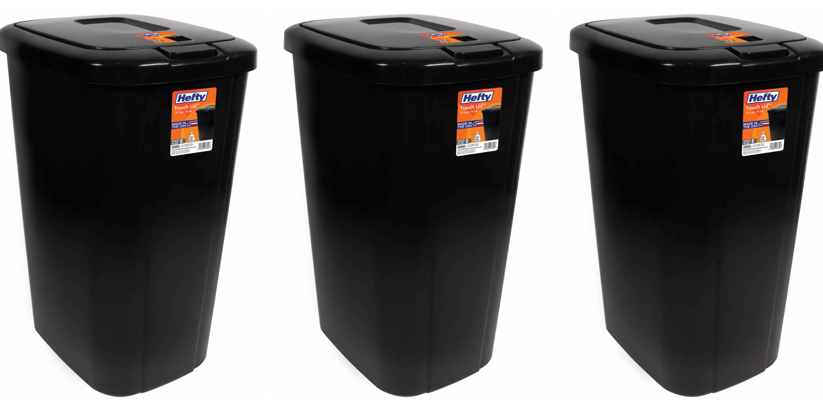 Hefty TouchLid Trash Cans are down to 8.50 at Walmart (Reg. up to 15